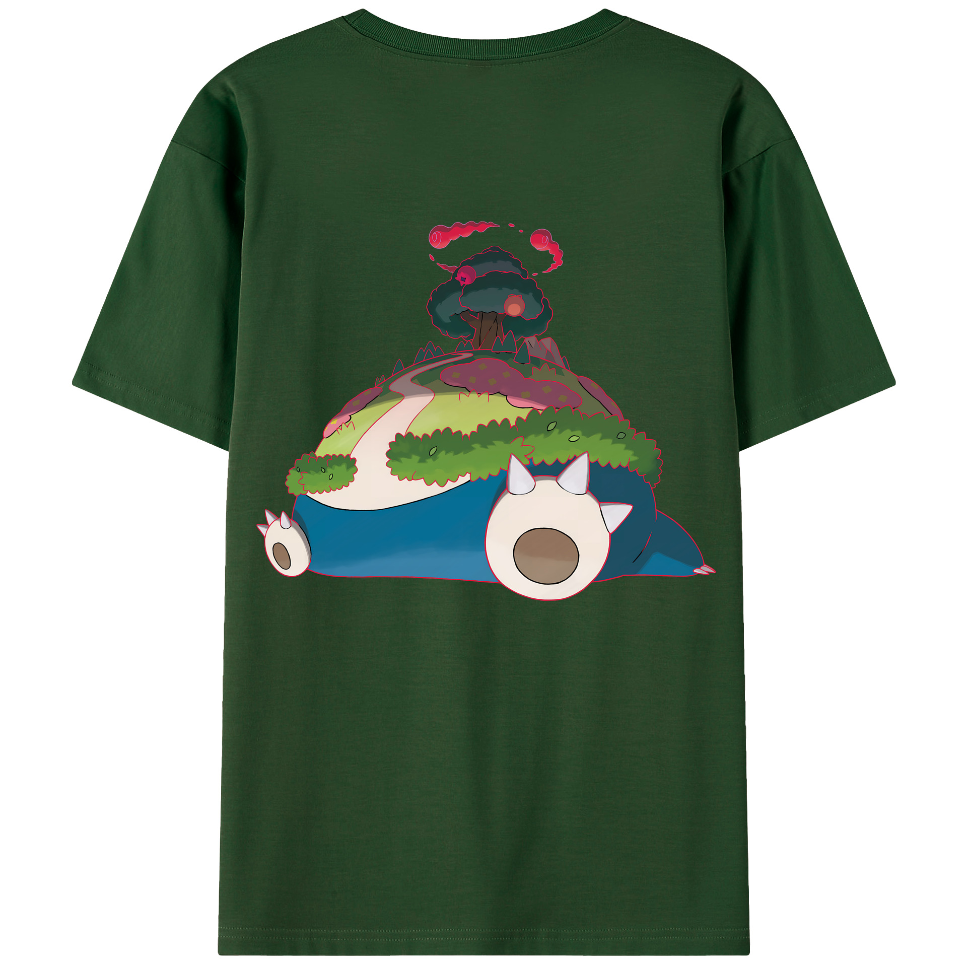 （画像用） ポケットモンスター Pokémon 綿100％半袖Tシャツ（背面プリント）